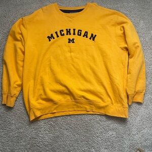 Michigan Yellow Sweater